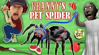 GRANNY's PET SPIDER + SECRET ROOMS w/ Annoying Baldi's Basics!! (FGTEEV Gameplay)