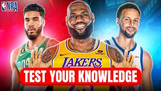 NBA Trivia: Test Your Basketball Knowledge!