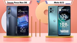 Tecno Pova Neo 5G Vs Moto G72 | Moto G72 Vs Tecno Pova Neo 5G