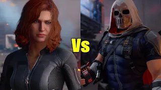 Marvel's Avengers Beta - Black Widow VS TaskMaster Boss Fight (PS4 PRO)