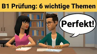 Oral exam German B1 | Planning something together/dialogue | 6 important topics | speak