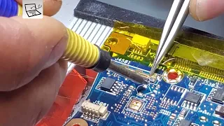 Replace and solder LVDS connector