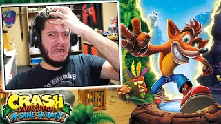 Playing "Crash Bandicoot" for the VERY first time...