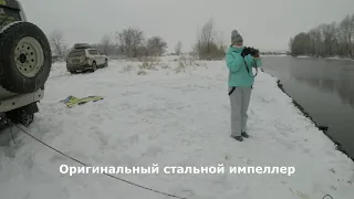 Тест импеллеров для водометных насадок на статическую тягу