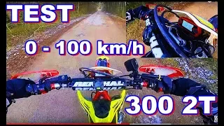 Beta 300 Xtrainer / acceleration test 1 - 100 km/h