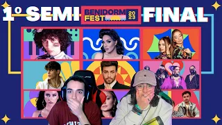 ¡REACCIÓN A LA PRIMERA SEMIFINAL DEL BENIDORM FEST 2023! y votos || Reacción Benidorm Fest 2023