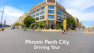 Phnom Penh City Morning Driving Tour 4K