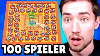 100€ MINIGAMES TURNIER mit 100 SPIELERN! 😨 Brawl Stars