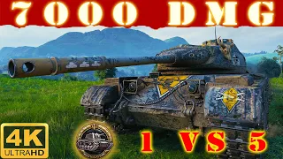 ✔️ Progetto 46 WoT ◼️ 7000 Damage • 1 VS 5 • 9 Kills ◼️ WoT Replays gameplay