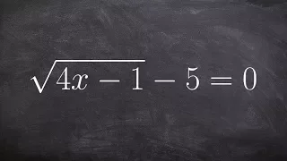 Learn How to Solve a Square Root Equation