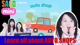 Sago Mini World Auto Shop! Fix your car with Ella and Mommy