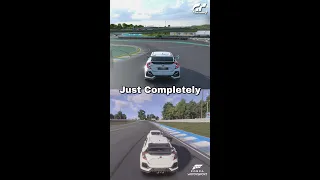 Forza Motorsport Physics Vs Gran Turismo 7 #forzamotorsport #granturismo7 #kireth