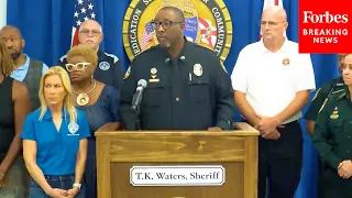 JUST IN: Jacksonville Mayor, Sheriff Hold Press Briefing After Deadly 'Racially Motivated' Shooting