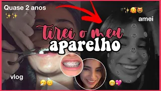 Tirei o aparelho depois de 2 anos (vlog) // julia barbosa