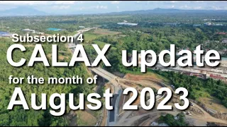 CALAX subsection 4 update as of August 2023