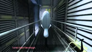 Portal 2 - Save a turret from dying!