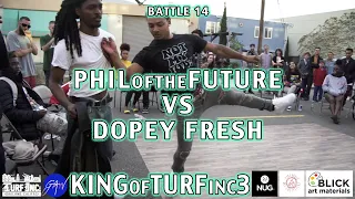 Phil of the Future vs Dopey Fresh King of TURFinc 3 | TURFinc x Gilman Art Walk Battle 14