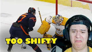 REACTION TO CONNOR MCDAVID SHOOTOUT GOALS BUT THEY GET INCREASINGLY BETTER | HE IS WAY TOO SHIFTY!!!