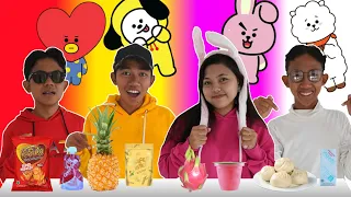 PILIH KARAKTER BT21 SESUAI MAKANAN 1 WARNA! | CHALLENGE | Mikael TubeHD