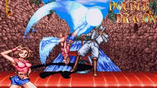 Double Dragon (Neo Geo) All Super Moves [Technos Japan,1995]