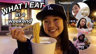 WHAT I EAT in a weekend *realistic for a teen* | Nicole Laeno