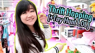 THRIFT HOPPING (+ Toy Hunting LOL) - Kawaii Collectibles, Old LPS & Spotting New Toys in Stores!