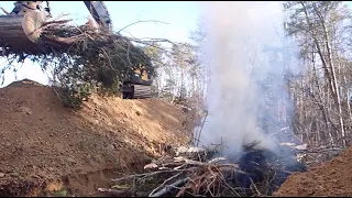I Set The Machine On Fire Extreme Pond Makeover (Day2)