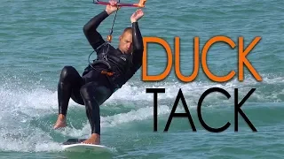 Roll Tack / Duck Tack Tutorial (with a strapless directional board)