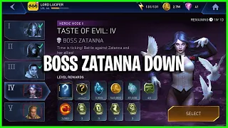 Injustice 2 Mobile | Boss Zatanna Down | Rewards Taste Of Evil | Heroic 2 Tier 4