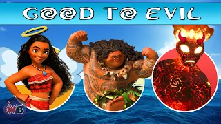 Moana Characters: Good to Evil 🌺