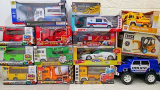 Unboxing Truk Pemadam, Truk Sampah, Bus Tayo dan Mobil Ambulans