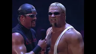 Scott Steiner's first promo and match as White Thunder/Big Poppa Pump vs. Marty Jannetty
