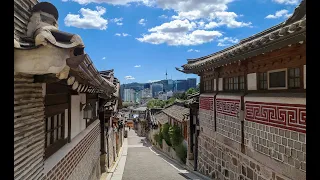 [4K] Beautiful Thursday Morning Walk in Bukchon Hanok Village, Seoul Korea🇰🇷|VIRTUAL WALKING TOUR