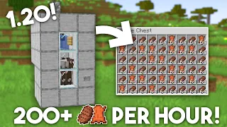 Minecraft EASY Cow Farm in Bedrock 1.20 (MCPE/Xbox/PS4/Nintendo Switch/Windows10)