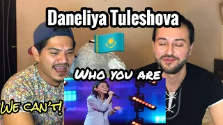 Singer Reacts| Daneliya Tuleshova- Who You Are| AGT Semi-finals