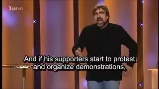 Volker Pispers on democracy and double standards [ENG Subs] / Немец о демократии [русский дубляж]