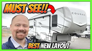 This Year's BEST New Couple's Camping Fifth Wheel!! 2024 Cougar 260MLE by Keystone RV
