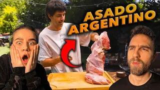 🇦🇷 ❤️ My UKRAINIAN girlfriend learns how to make an ARGENTINE ASADO - Locos X El Asado