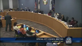 Special City Council Meeting 10-18-2021