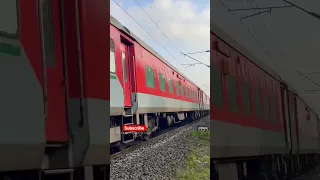 12841 Coromandel Express blasts 130 kmph🔥🔥#shorts #viral #railway #train  #shortsfeed #shortfeed