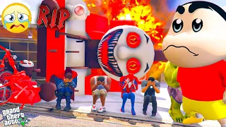 Evil Thomas Train Family Died But Who Killed ? Franklin Find GTA 5! | GTA 5 AVENGERS Emotional Video