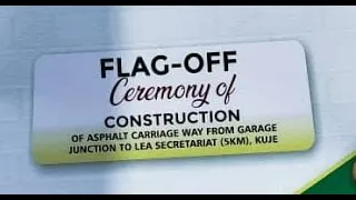 [LIVE] ABUJA: Nyesom Wike FLAGS-OFF CEREMONY OF CONSTRUCTION OF 5KM ASPHALT CARRIAGE WAY, KUJE