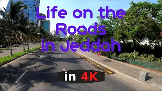 Life on Roads in Jeddah on Friday in 4K