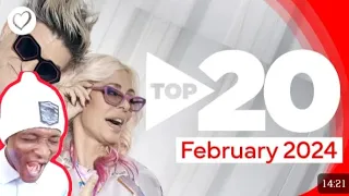 Eurovision Top 20 Most Watched: February 2024 | #UnitedByMusic | Reaction 🤗