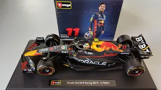 RB19 de SERGIO "CHECO" PEREZ Escala 1:18 Marca Burago.