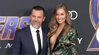 Josh Brolin and Kathryn Boyd "Avengers: Endgame" World Premiere Purple Carpet