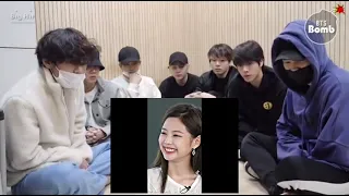 bts reaction to jennie tiktok part5