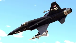 F-20A Tigershark & TV Screen Remake (War Thunder Alpha Strike Dev Server)