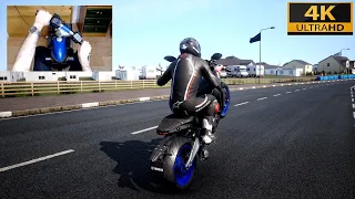 RIDE 4 - 2021 YAMAHA MT-09 - Test Drive with THRUSTMASTER FREESTYLER BIKE HANDLEBAR - 1080p60FPS