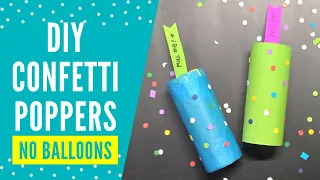 DIY Party Poppers without Balloons 🎉 | Confetti Poppers | Toilet Paper Roll Craft for Kids